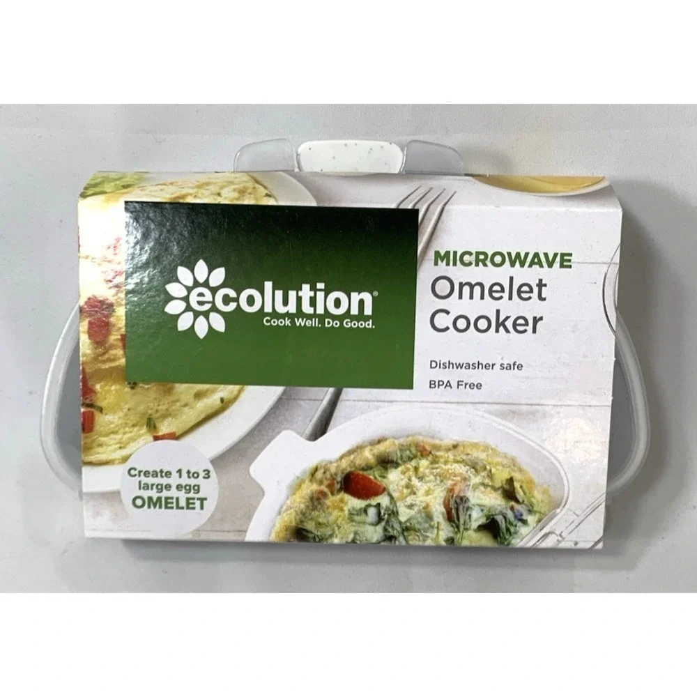 Ecolution Microwave Omelet Cooker BPA Free Easy Egg Dish BRAND NEW